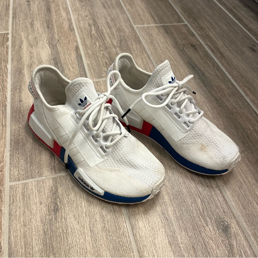 Adidas Red, White & Blue Tennis Shoes